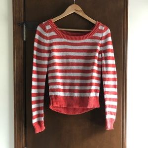 American Eagle Stripped Cotton Sweater